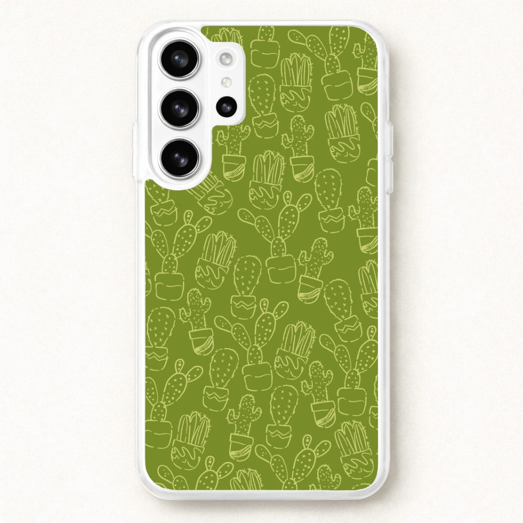 Green And Yellow Cacti - Western Phone Case for Galaxy S26 Ultra