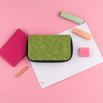Green And Yellow Cacti - Western  Pencil Case