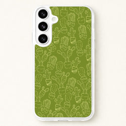 Green And Yellow Cacti - Western Phone Case for Galaxy S26