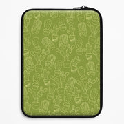 Green And Yellow Cacti - Western  Laptop Sleeve 1