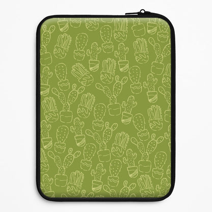 Green And Yellow Cacti - Western  Universal Laptop Sleeve