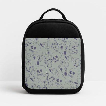 Blue Snakes And Skulls - Western  Insulated Lunchbox