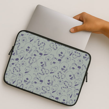 Blue Snakes And Skulls - Western  MacBook Case