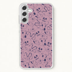 Purple Snakes And Skulls - Western Phone Case for Galaxy A57