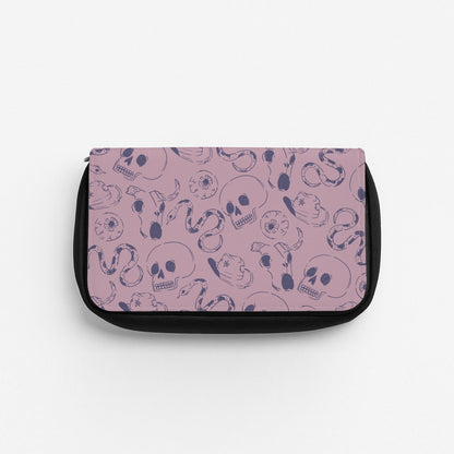 Purple Snakes And Skulls - Western  Pencil Case