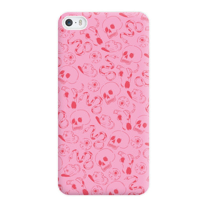 Pink Snakes And Skulls - Western  Phone Case for iPhone 5 / 5s / SE 2016