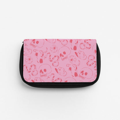 Pink Snakes And Skulls - Western  Pencil Case