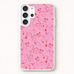 Pink Snakes And Skulls - Western Phone Case for Galaxy S26 Ultra