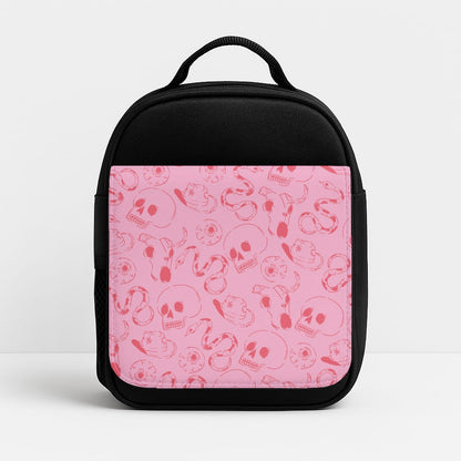 Pink Snakes And Skulls - Western  Insulated Lunchbox