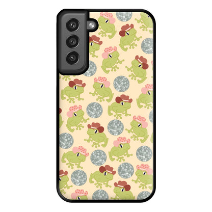 Frogs With Cowboy Hats - Western  Phone Case for Galaxy S21FE