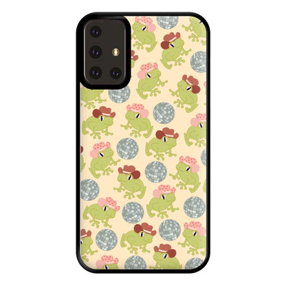 Frogs With Cowboy Hats - Western  Phone Case for Galaxy A71