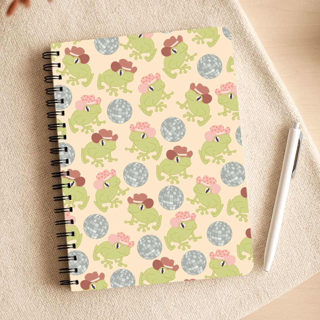 Frogs With Cowboy Hats - Western  Notepad