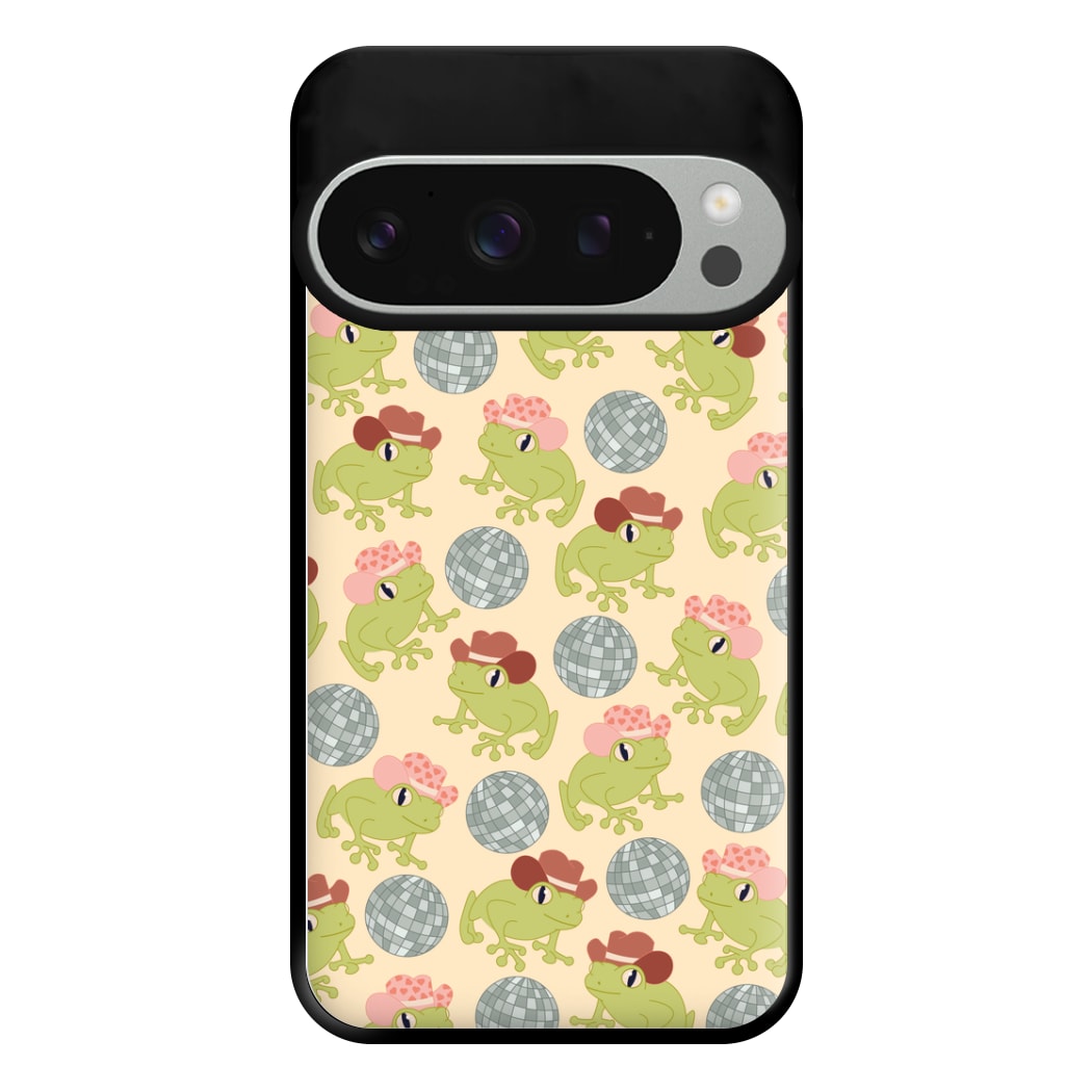 Frogs With Cowboy Hats - Western  Phone Case for Google Pixel 9 Pro XL