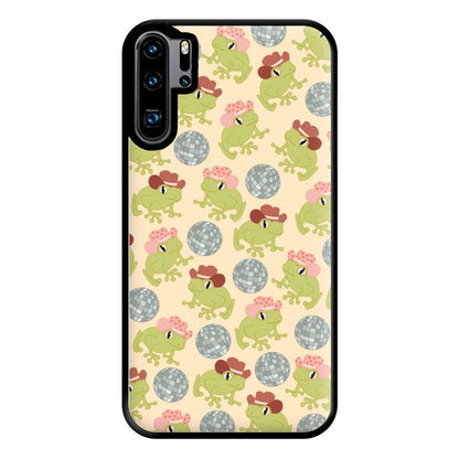 Frogs With Cowboy Hats - Western  Phone Case for Huawei P30 Pro