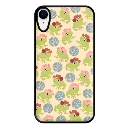 Frogs With Cowboy Hats - Western  Phone Case for iPhone XR