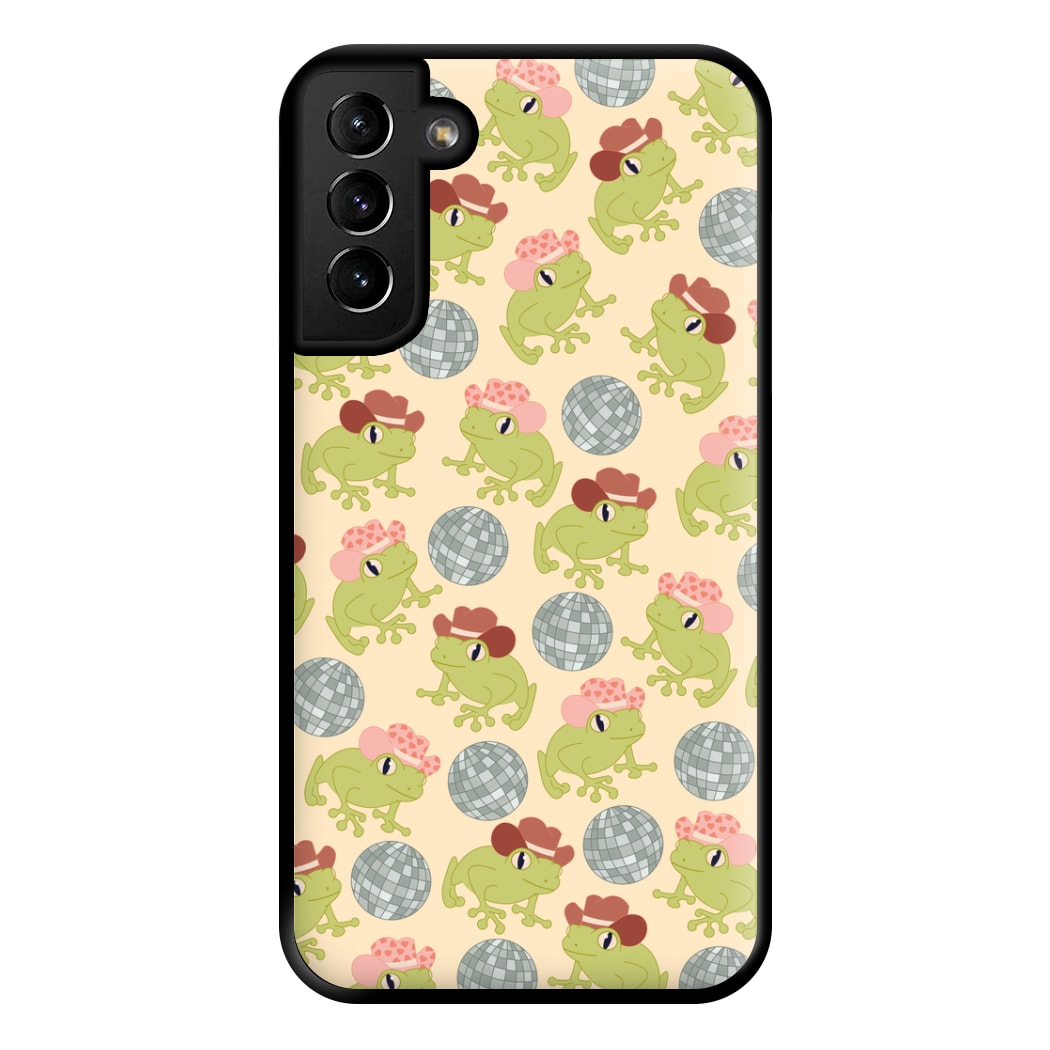 Frogs With Cowboy Hats - Western  Phone Case for Galaxy S21 Plus