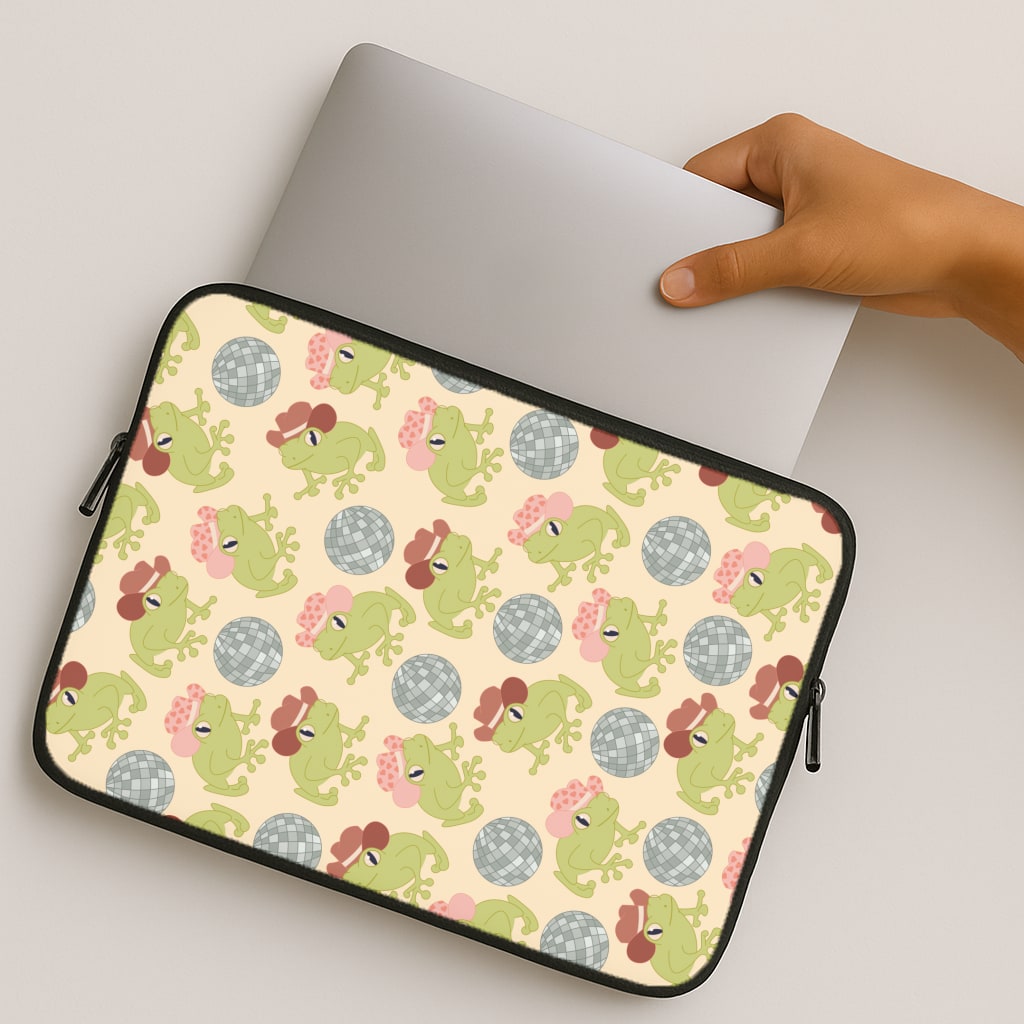 Frogs With Cowboy Hats - Western  MacBook Case