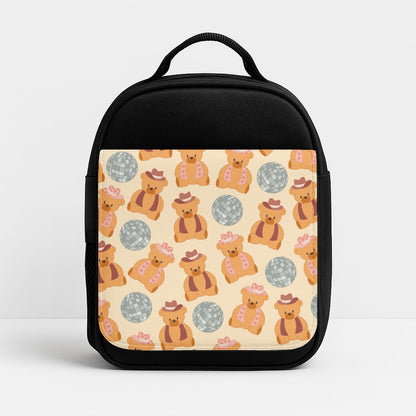 Bears With Cowboy Hats - Western  Insulated Lunchbox