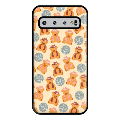 Bears With Cowboy Hats - Western  Phone Case for Galaxy S10 Plus