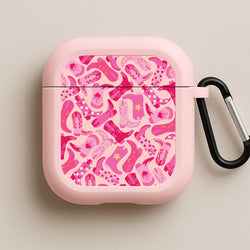 Cowboy Boots - Western  Pink AirPods Case
