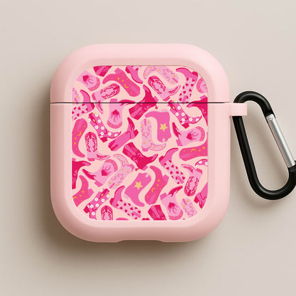 Cowboy Boots - Western  Pink AirPods Case