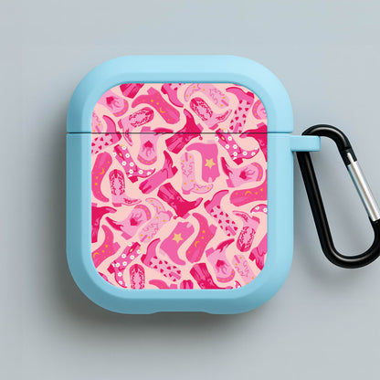 Cowboy Boots - Western  Blue AirPods Case