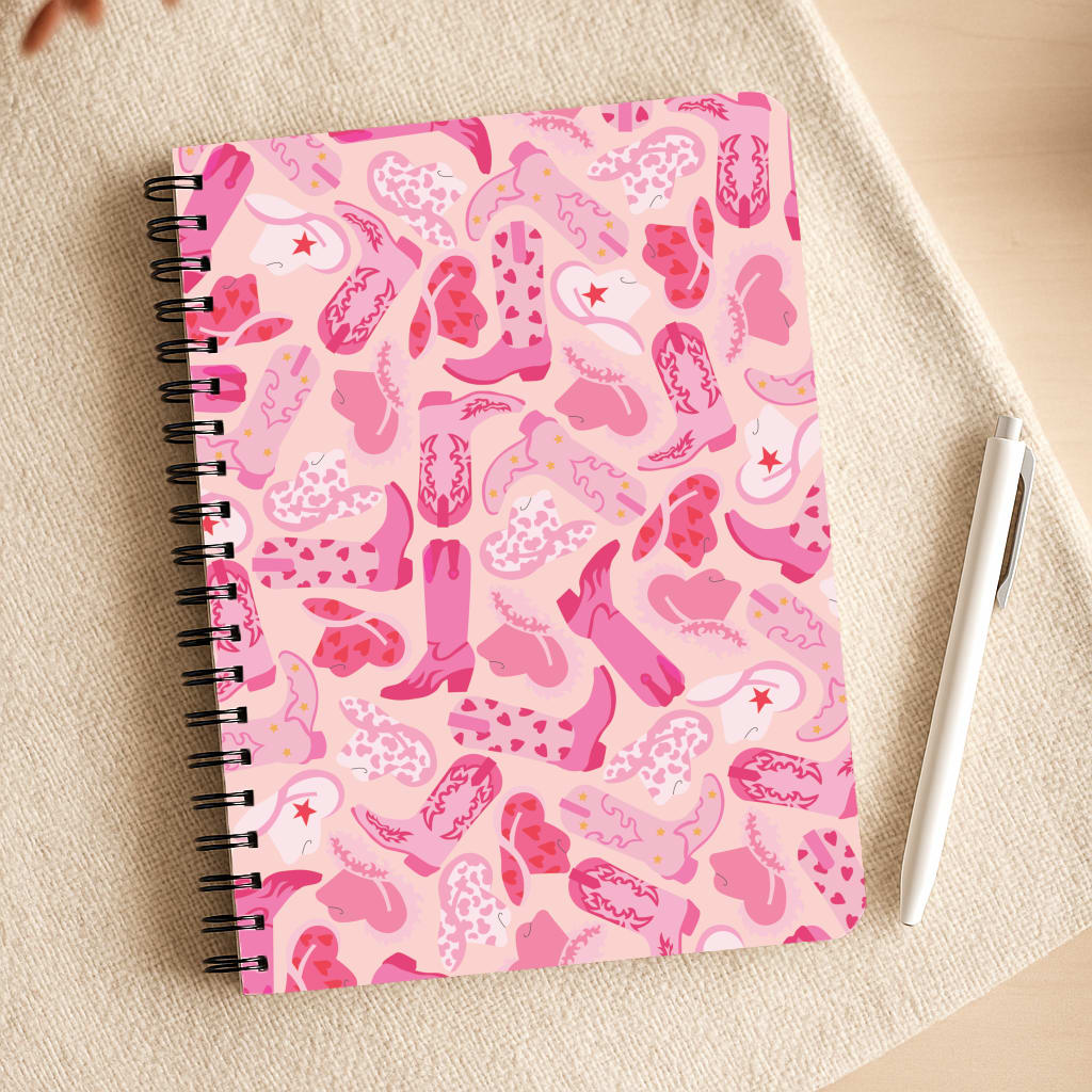 Cowboy Hats And Boots - Western  Notepad