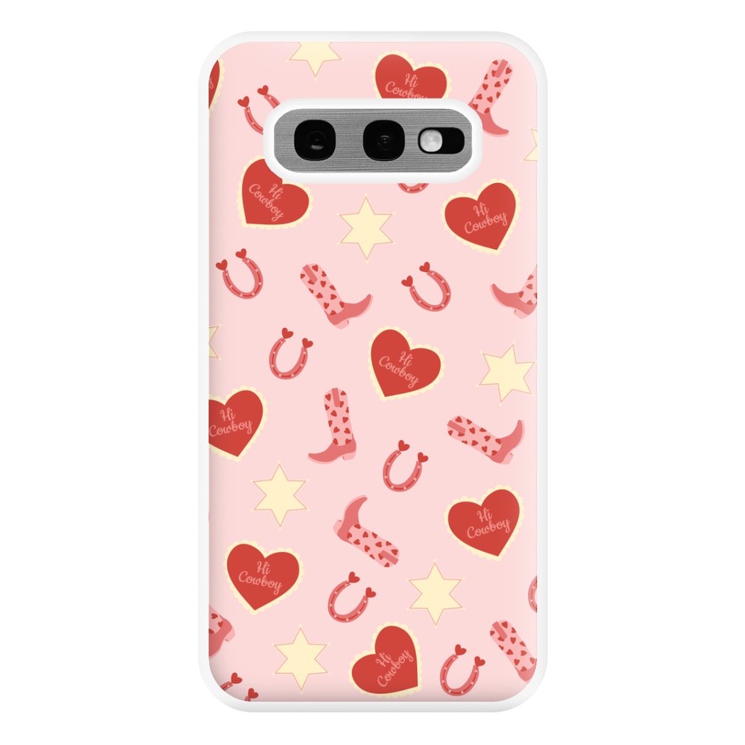 Hi Cowboy - Western  Phone Case for Galaxy S10e