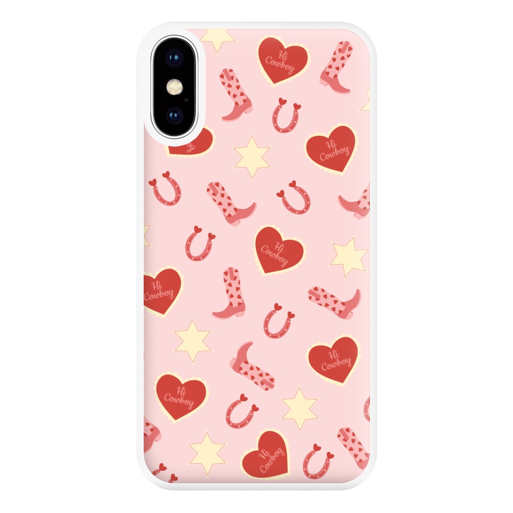 Hi Cowboy - Western  Phone Case for iPhone XS Max