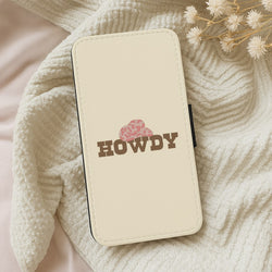 Howdy - Western  Wallet Phone Case
