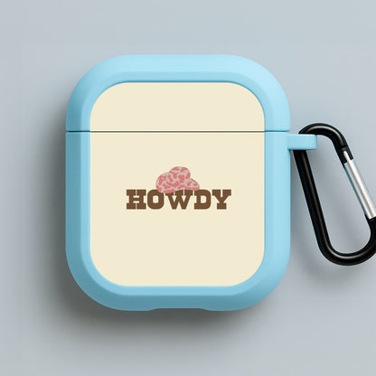 Howdy - Western  Blue AirPods Case