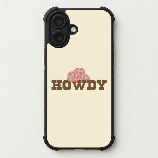 Howdy - Western Phone Case — Bumper case