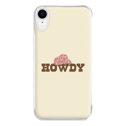 Howdy - Western  Phone Case for iPhone XR