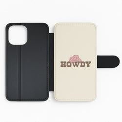 Howdy - Western  Flip Phone Case