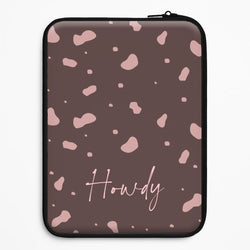 Cow Print Howdy Universal Laptop Sleeve