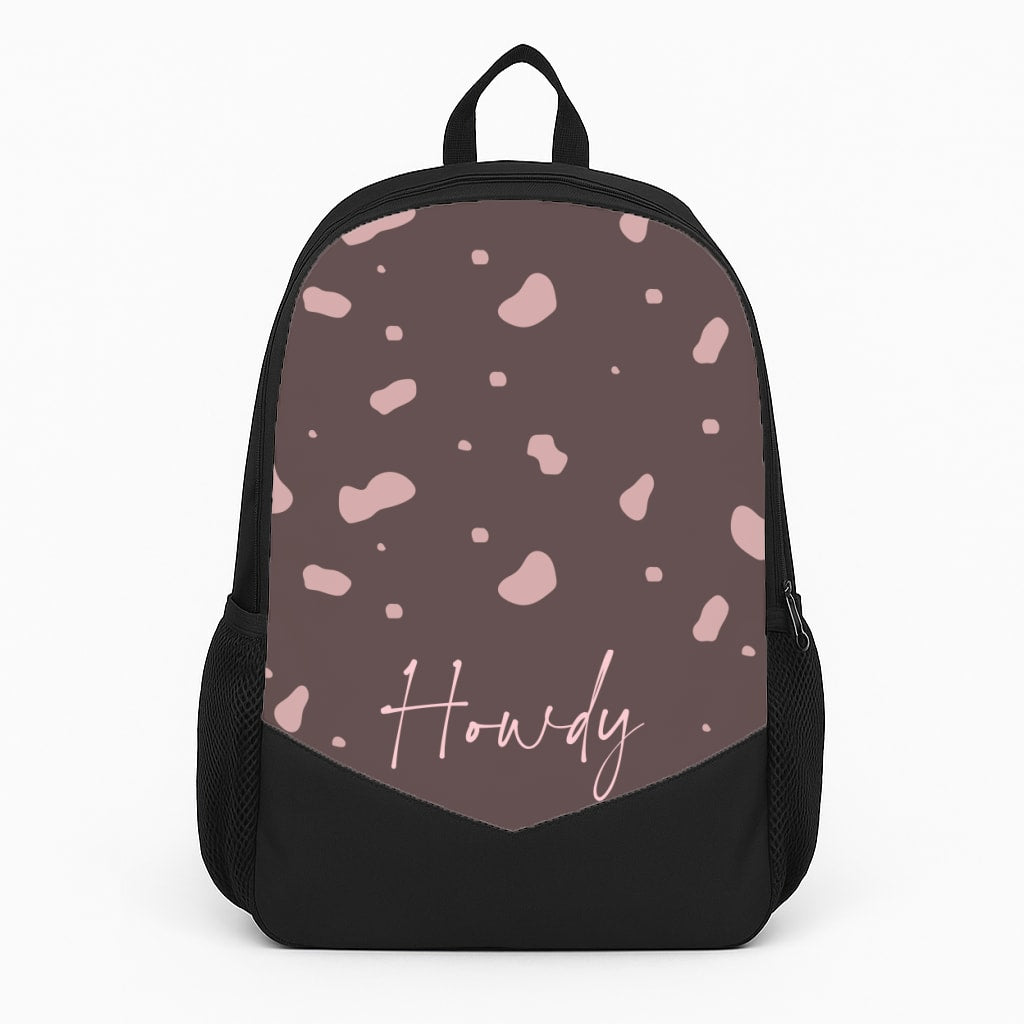 Cow Print Howdy Backpack