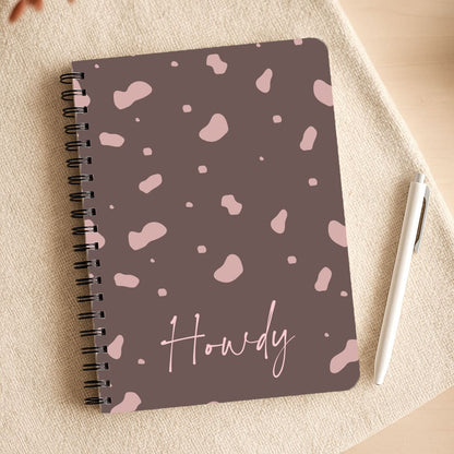 Cow Print Howdy Notepad