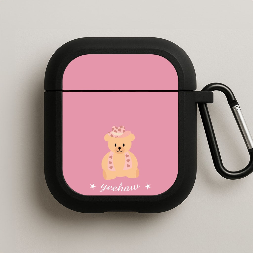 Yeehaw Teddy Bear AirPods Case