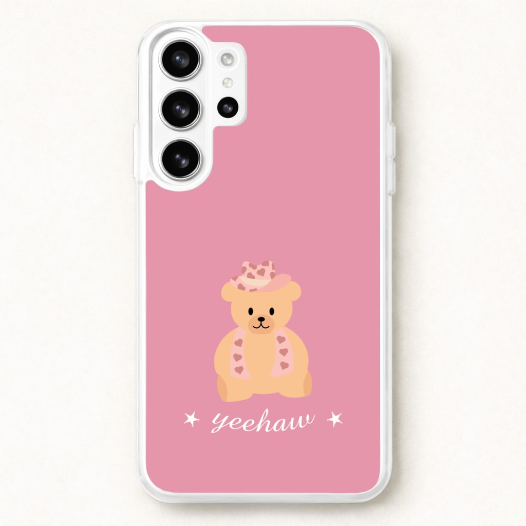 Yeehaw Teddy Bear Phone Case for Galaxy S26 Ultra