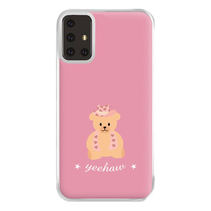 Yeehaw Teddy Bear Phone Case for Galaxy A71