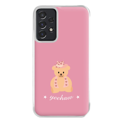 Yeehaw Teddy Bear Phone Case for Galaxy A52 / A52s