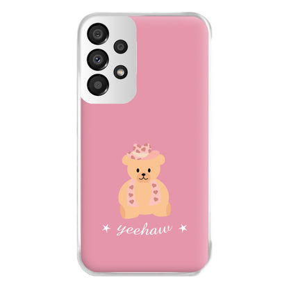 Yeehaw Teddy Bear Phone Case for Galaxy A33
