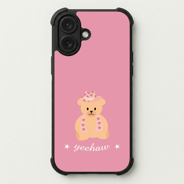 Yeehaw Teddy Bear Phone Case — Bumper case