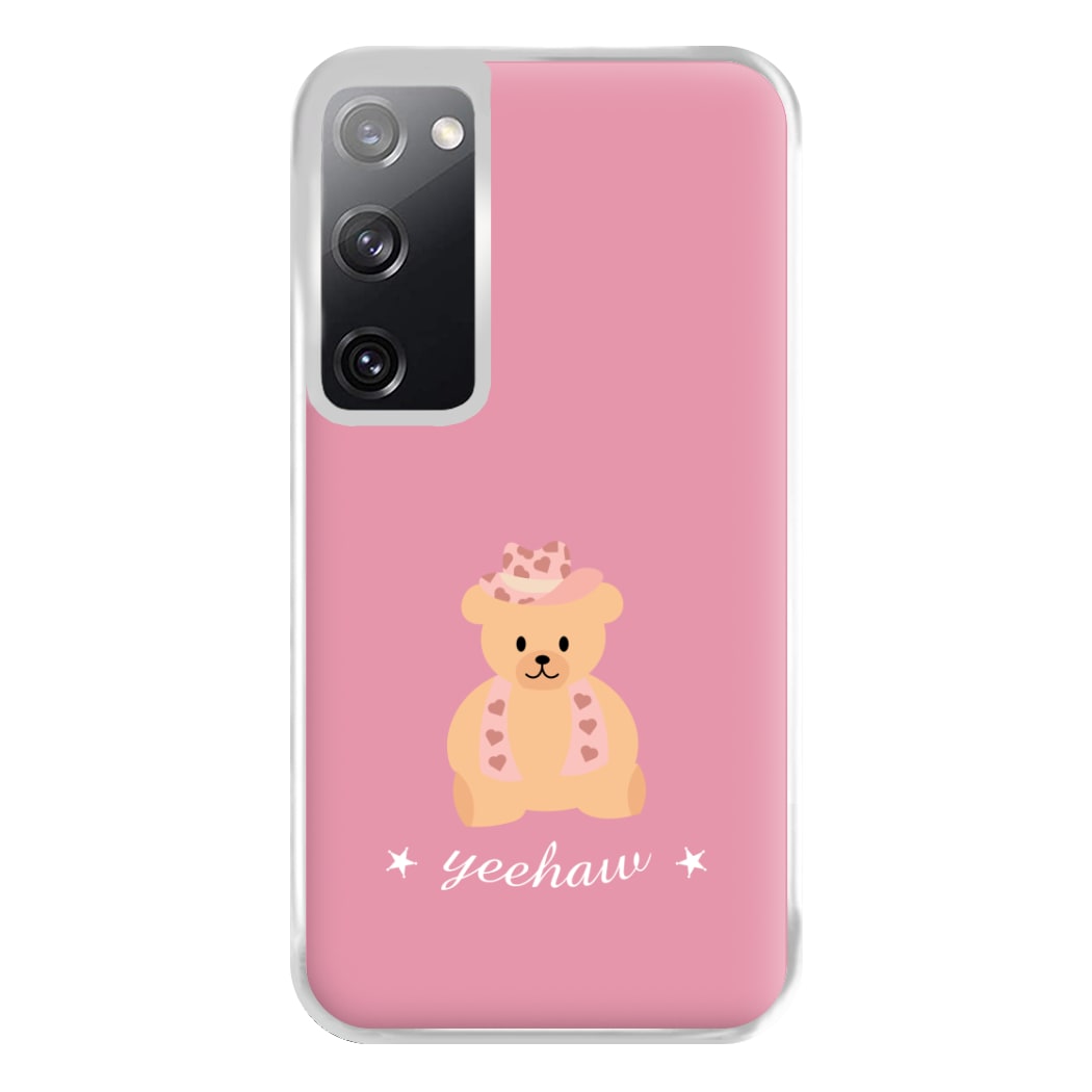 Yeehaw Teddy Bear Phone Case for Galaxy S20