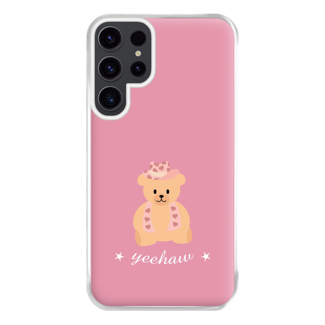 Yeehaw Teddy Bear Phone Case for Galaxy S23 Ultra