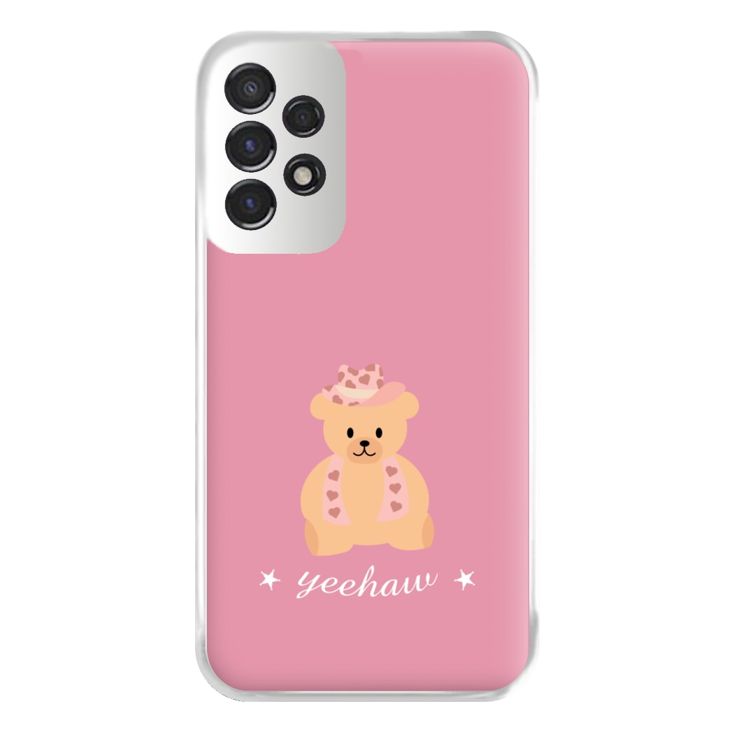 Yeehaw Teddy Bear Phone Case for Galaxy A53