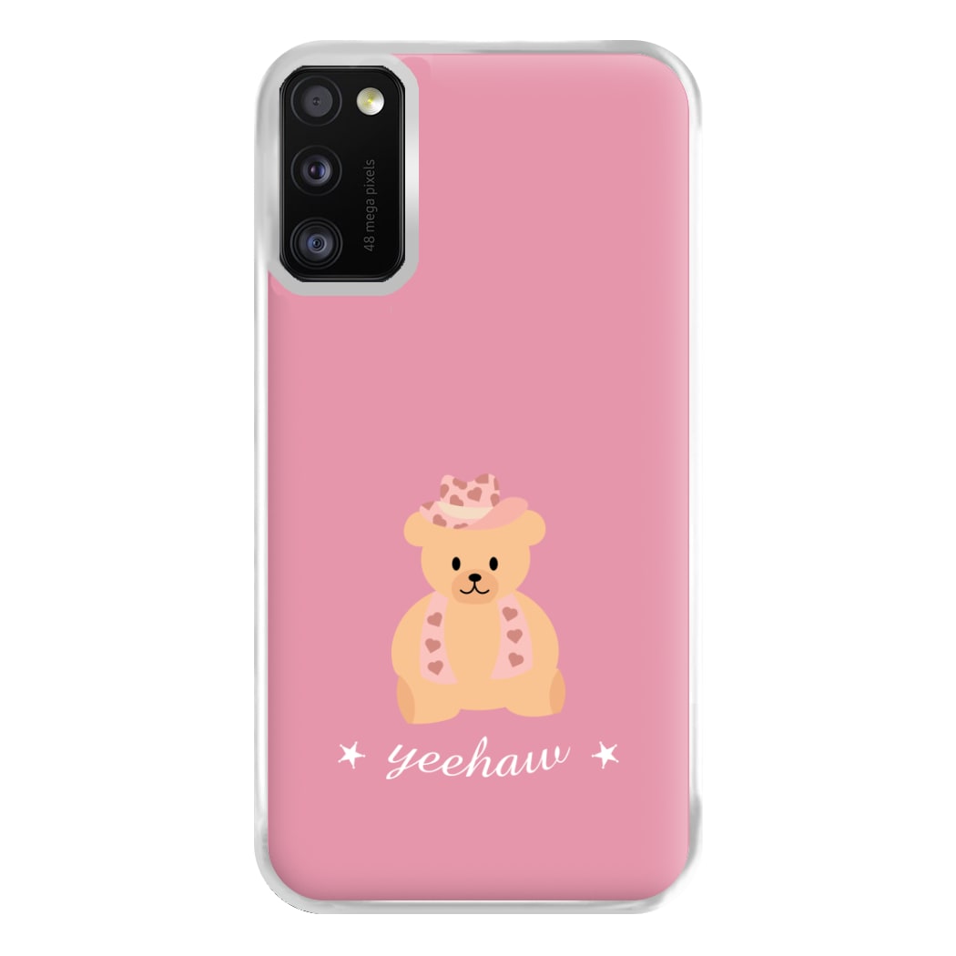 Yeehaw Teddy Bear Phone Case for Galaxy A41
