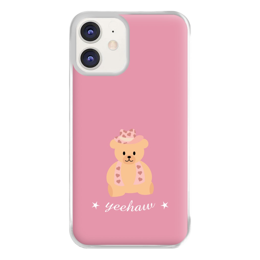 Yeehaw Teddy Bear Phone Case for iPhone 12 / 12 Pro