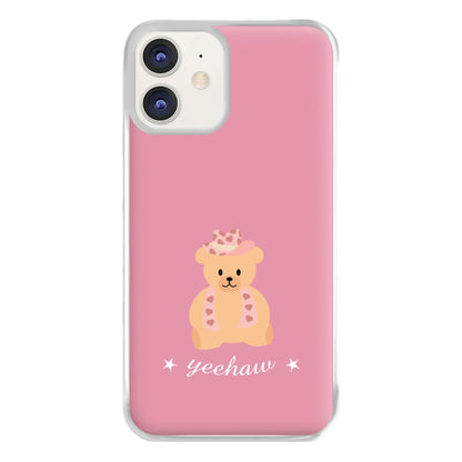 Yeehaw Teddy Bear Phone Case for iPhone 12 / 12 Pro