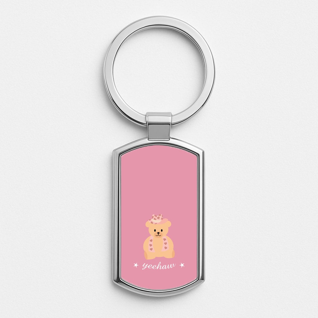 Yeehaw Teddy Bear Luxury Keyring